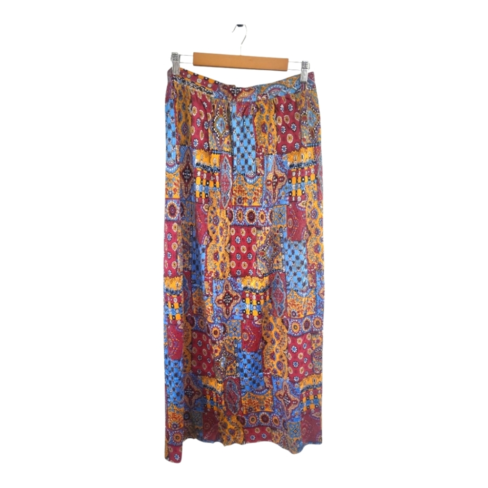 Vintage 70's Hippie Festival Maxi Skirt Size M